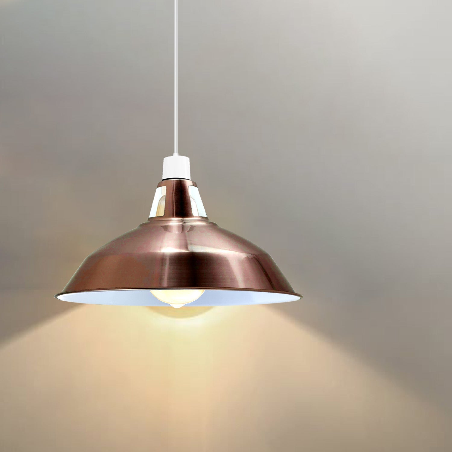 Metal Ceiling Vintage Industrial Loft Style Lampshade in Colour~1074-0