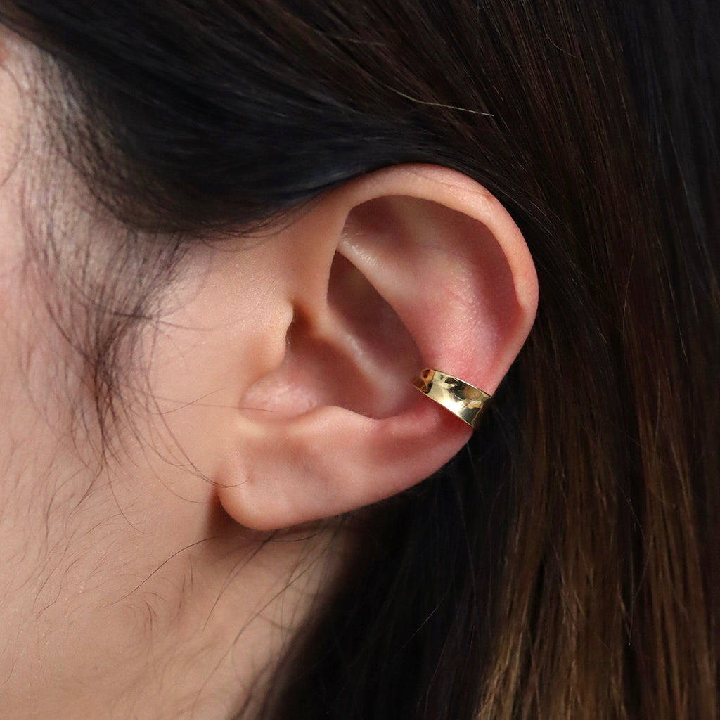Hammered Ear Cuff-1