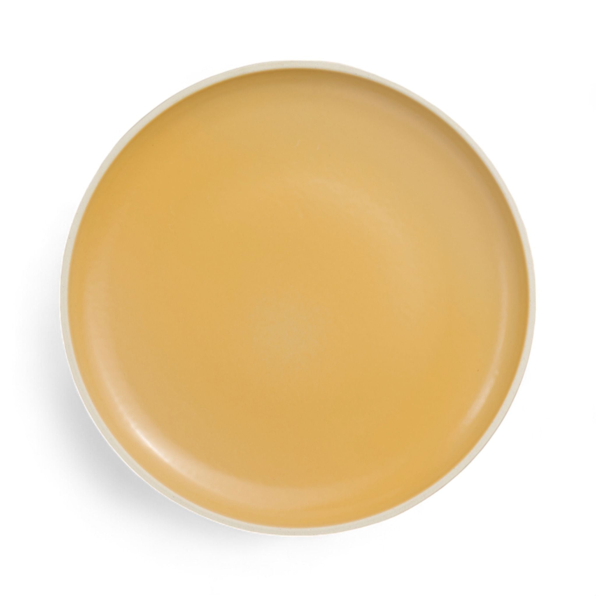 Porcelain Dinner Plate - Sanday Series, Yellow - 27cm Diameter-0