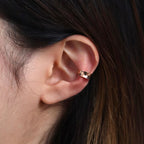 Hammered Ear Cuff-3