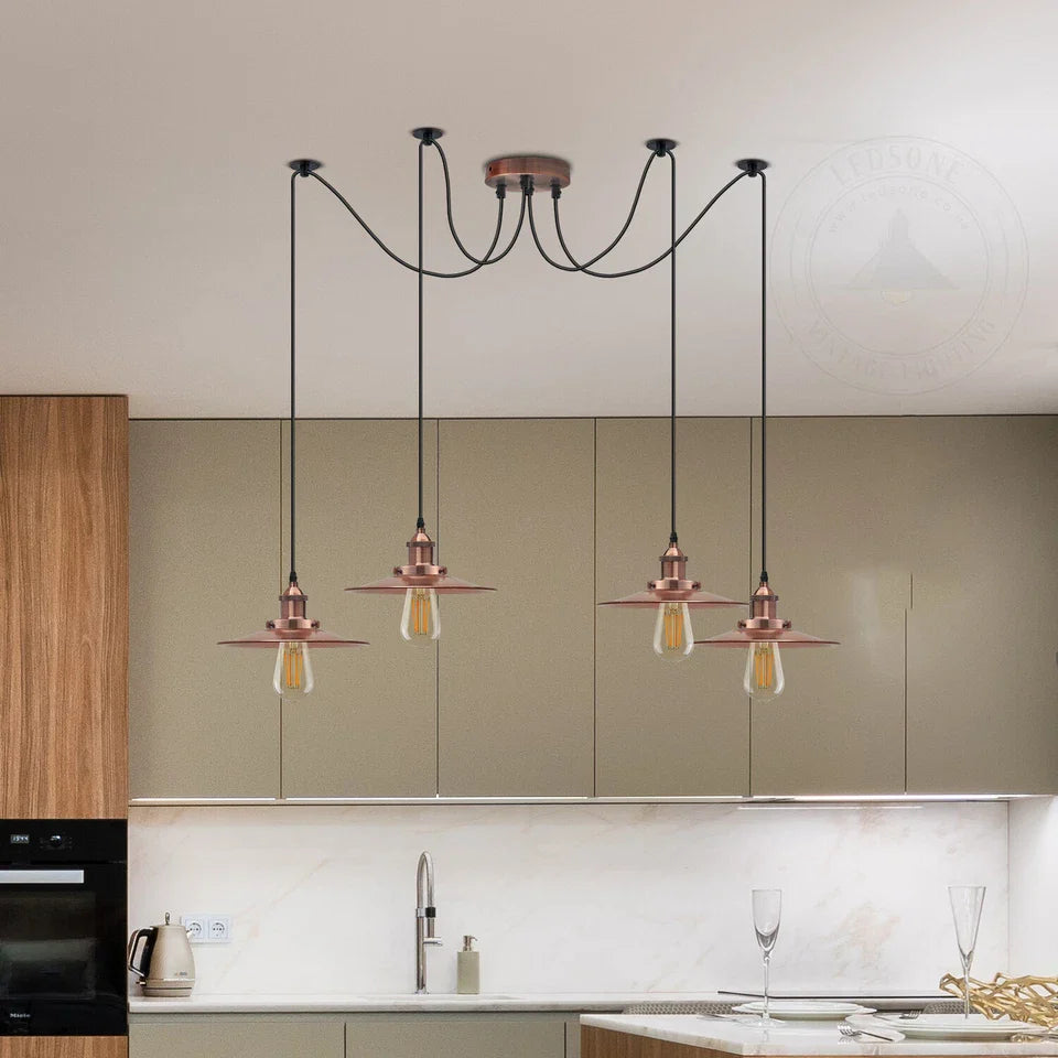 Industrial LED Pendant Light Fixture ~6411-4