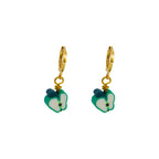 Green Apple Fruit Huggie Earrings | by Ifemi Jewels-2