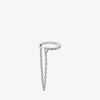 Sparkle Chain Drop Ear Cuff-4
