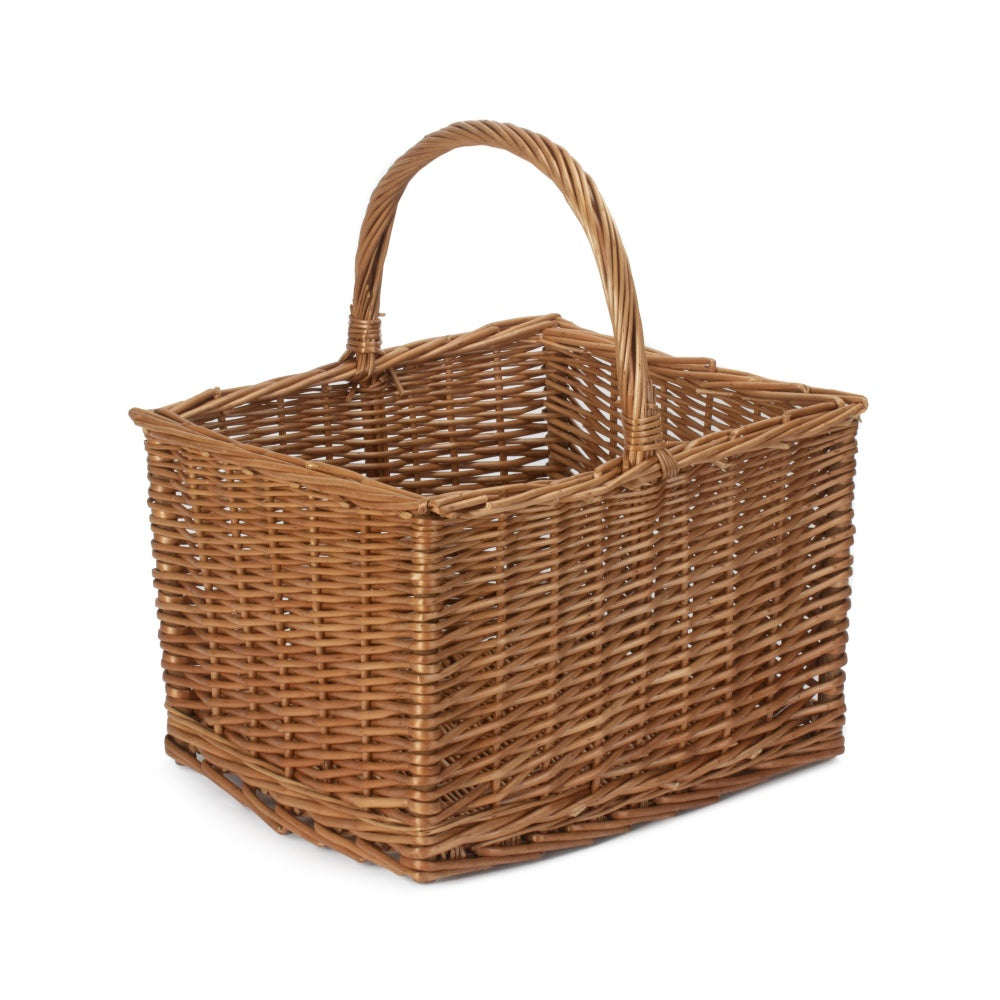 Deluxe Butchers Rectangular Shopping Basket-1