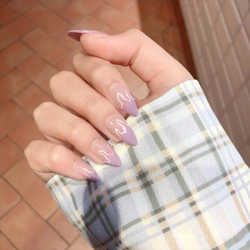 Long Ballet Press On Nails