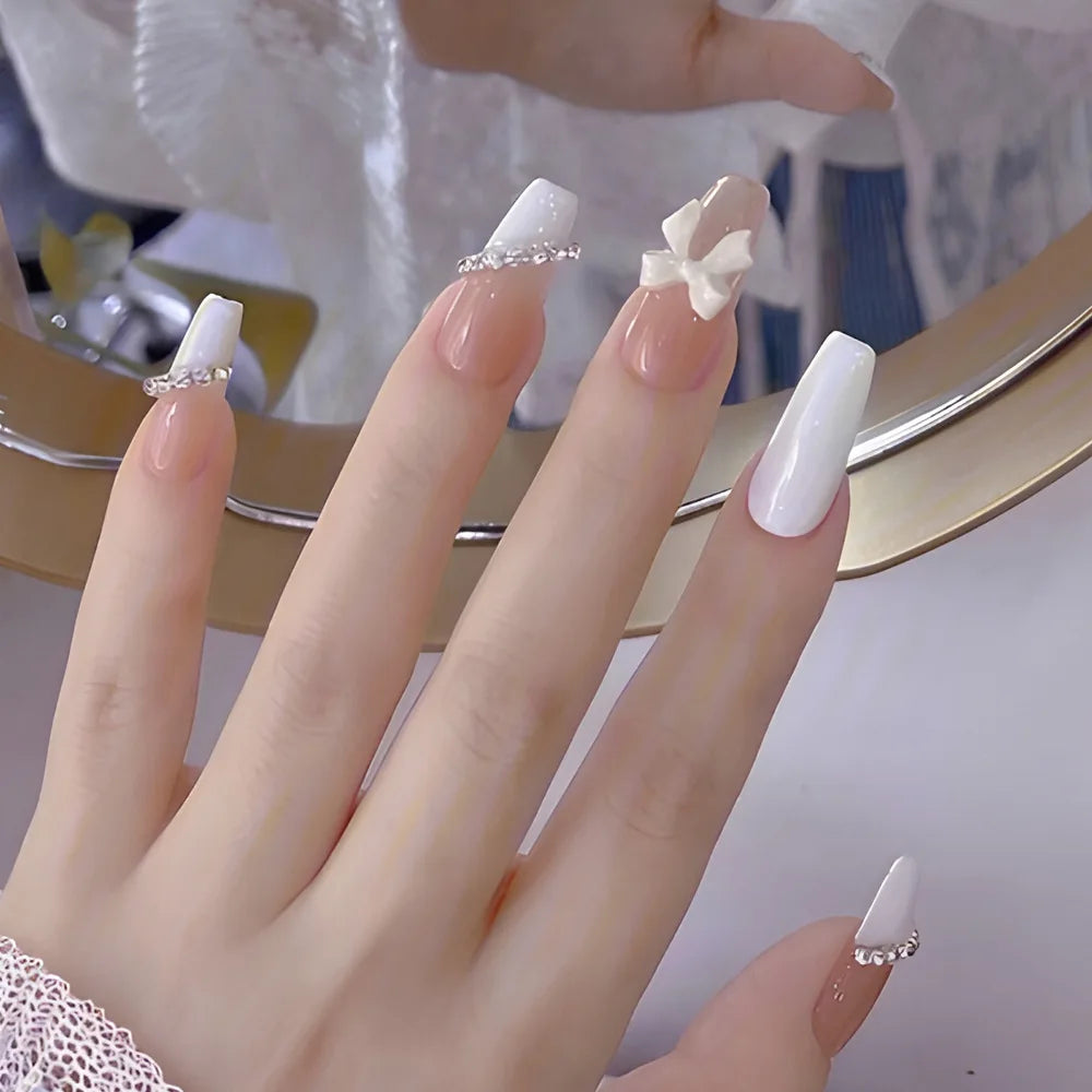 Long Ballet Press On Nails