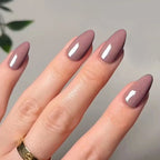 Glossy Long Pointed Press On Nails Set