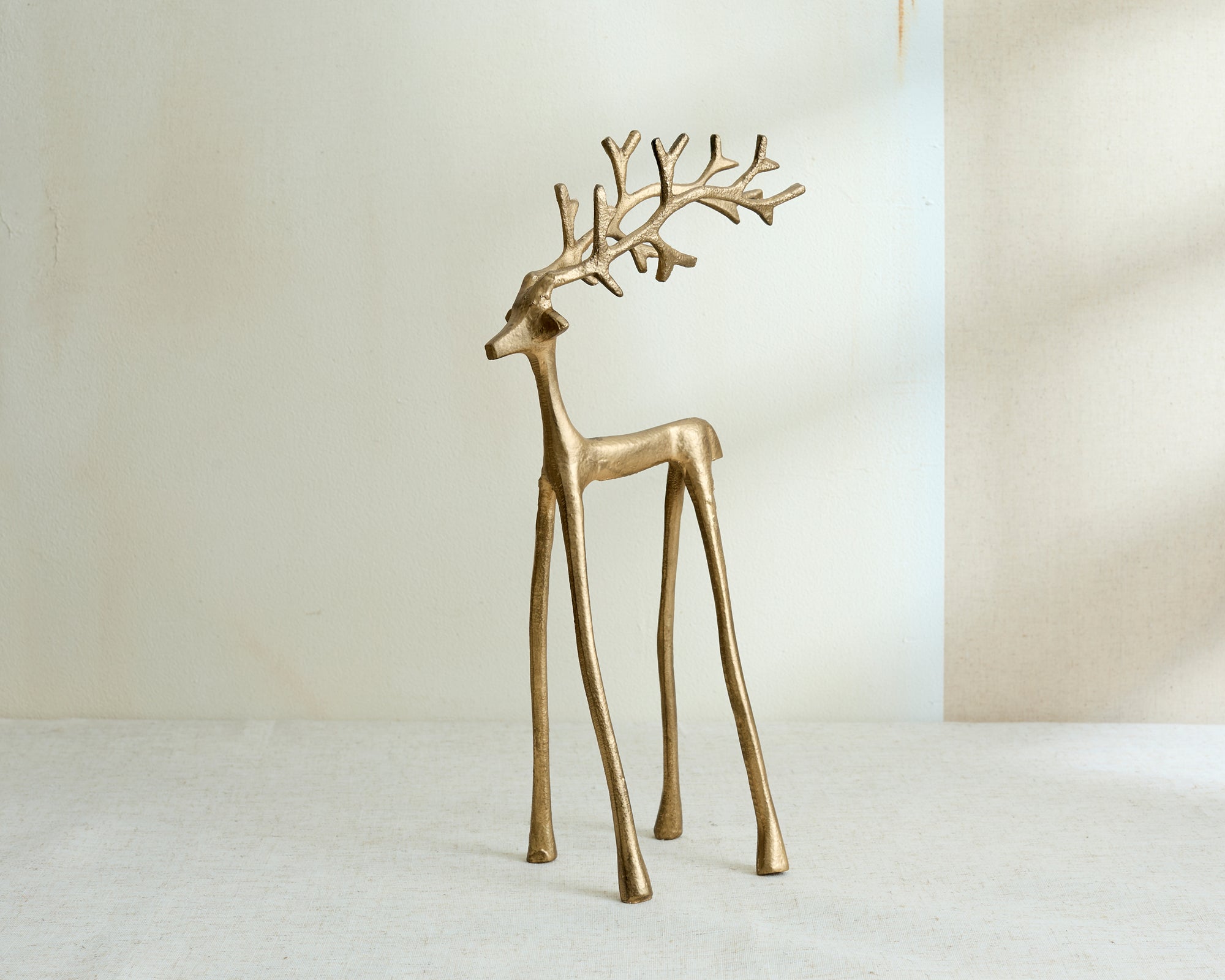 Malva Christmas Ornament Gold Deer-0