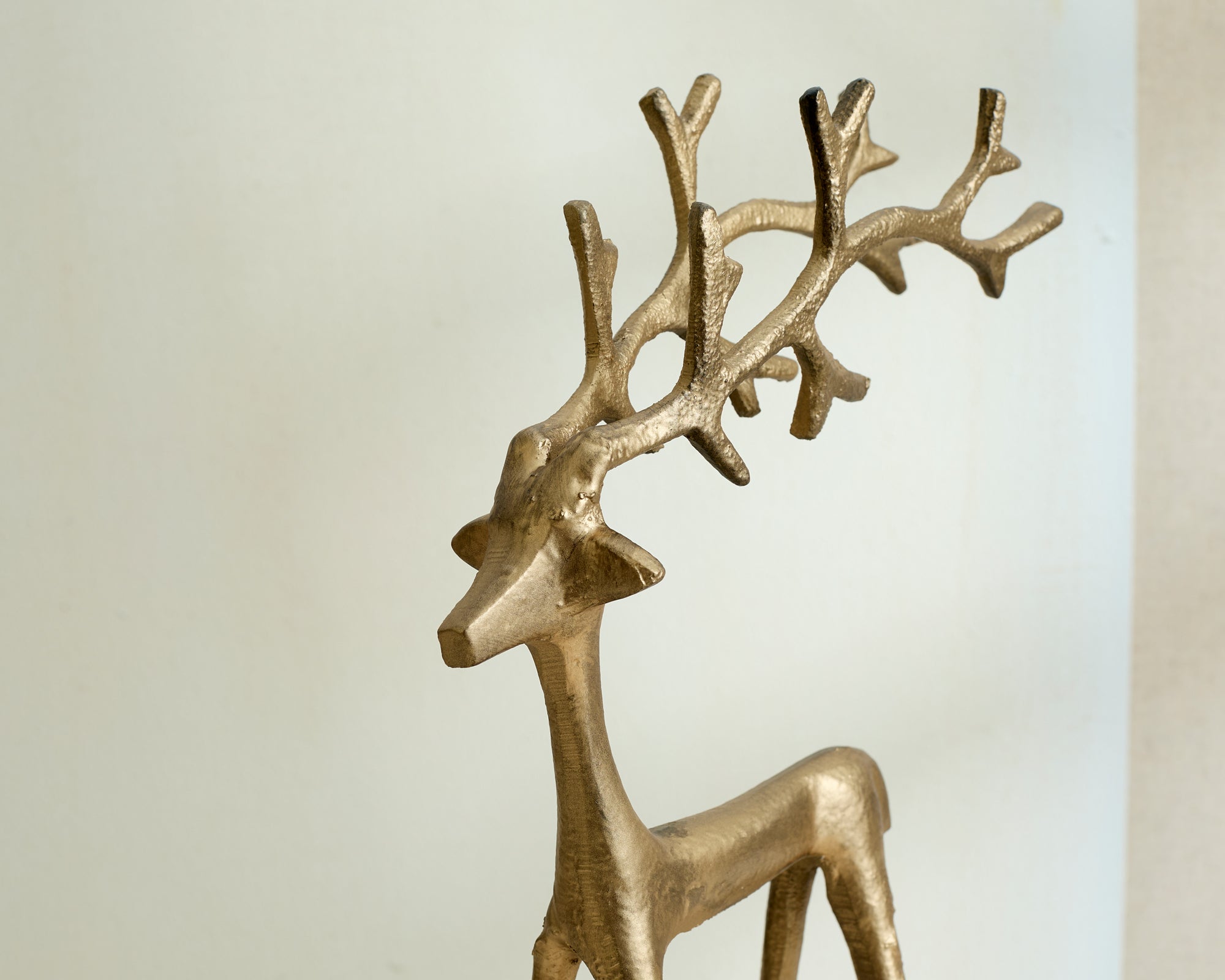 Malva Christmas Ornament Gold Deer-1