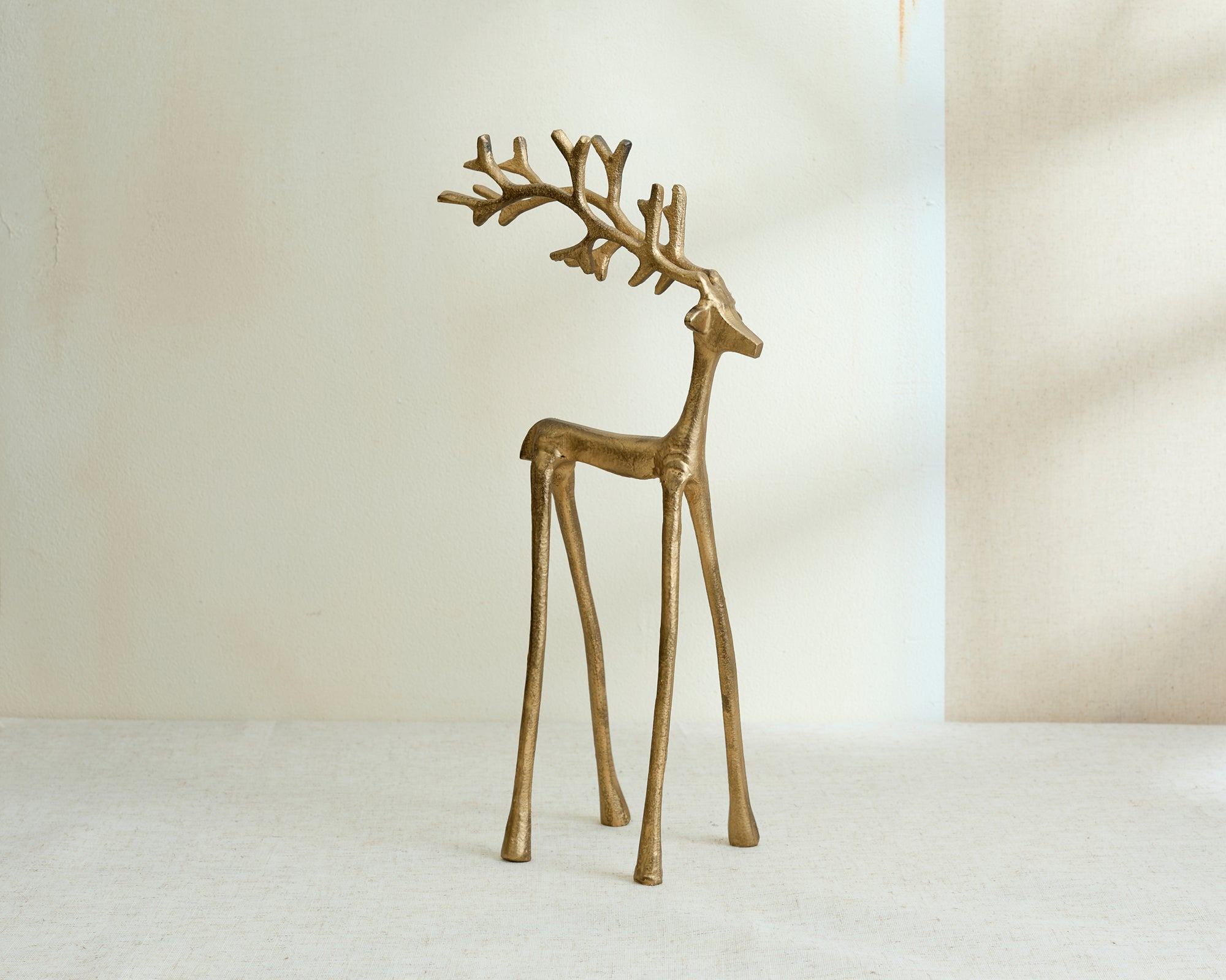 Malva Christmas Ornament Gold Deer-2