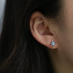 Colourful saturn earrings-2