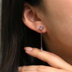 Moonstone saturn dangle earrings-4