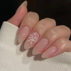 Medium-Length Acrylic Almond Press On Nails