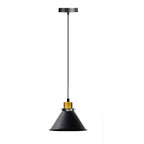 LEDSone industrial Vintage Retro Black Metal Cone Pendant Lighting ~2819-1