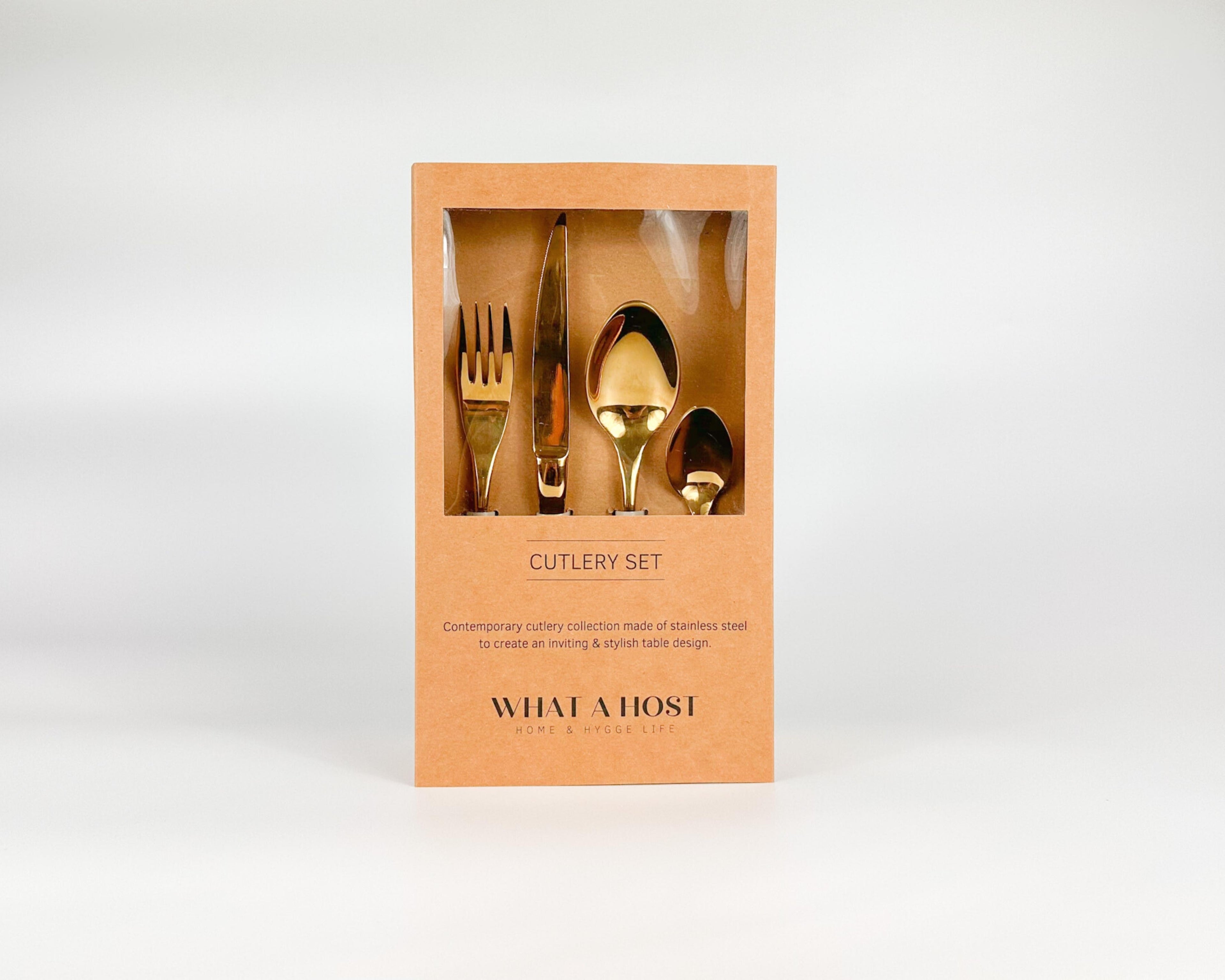 Gold Stainless Steel Cutlery Set