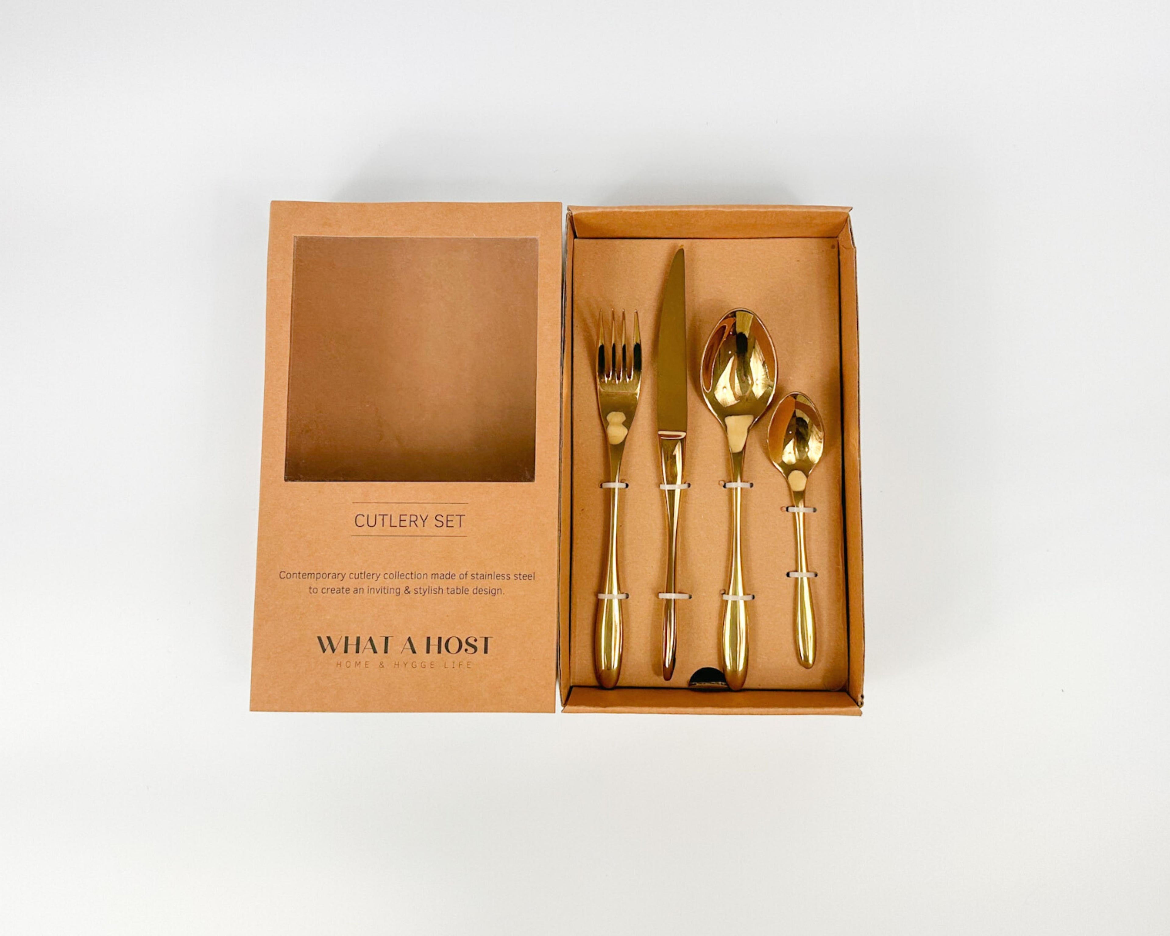 Gold Stainless Steel Cutlery Set