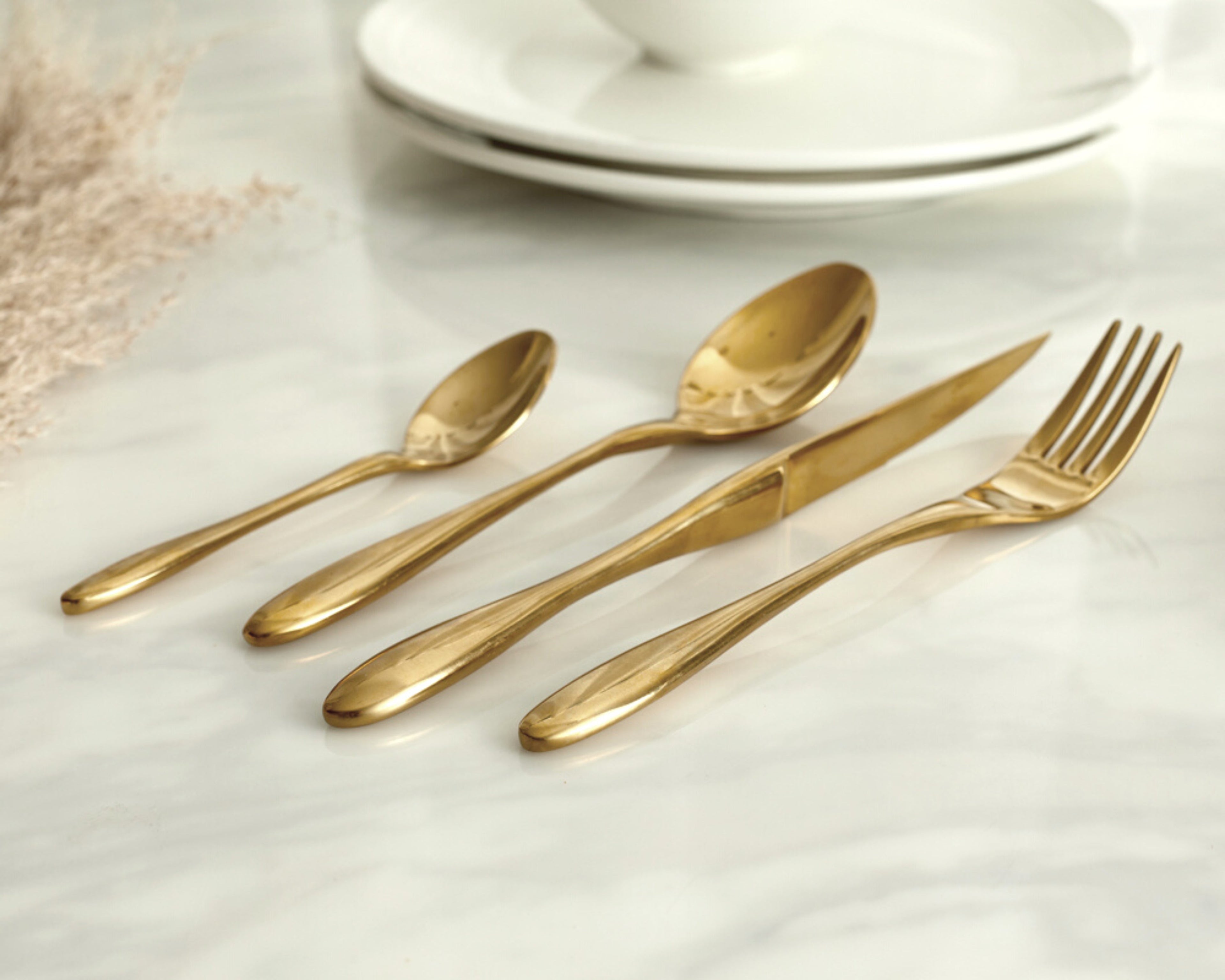 Gold Stainless Steel Cutlery Set