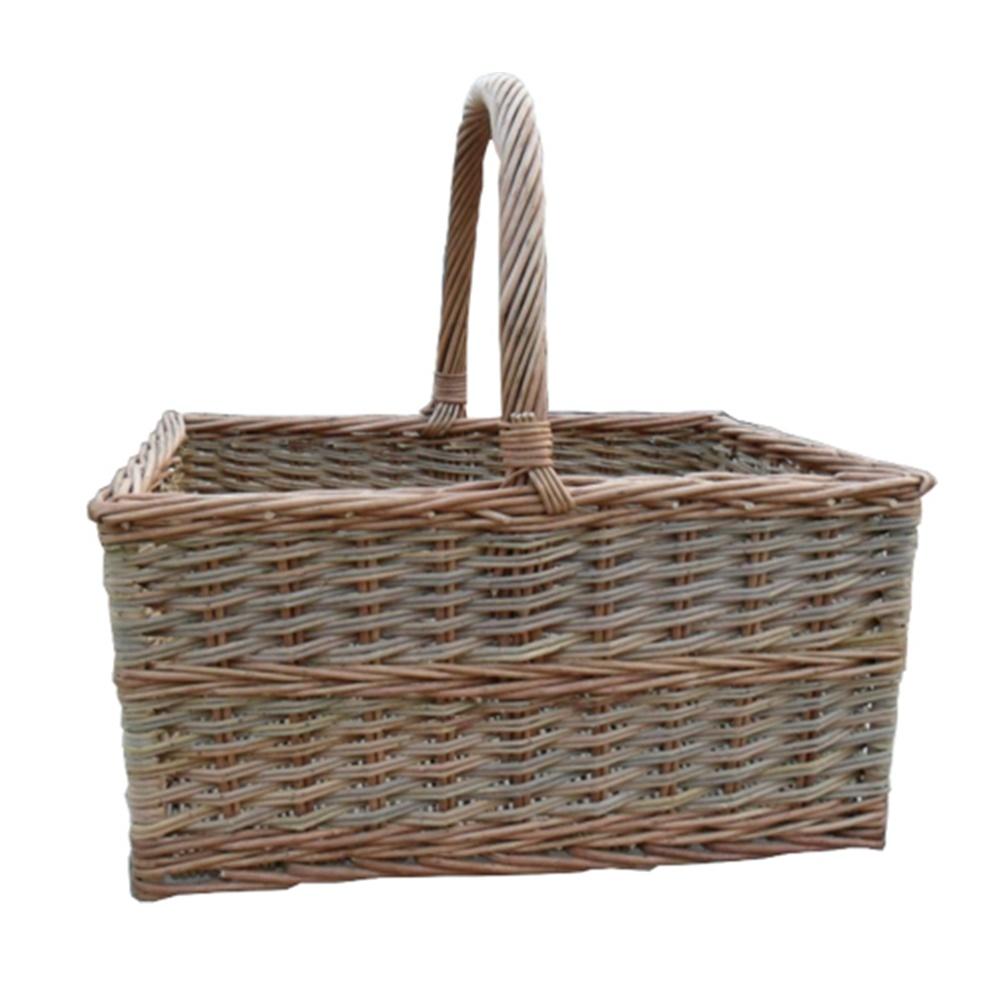 Triple Weave Butchers Wicker Shopping Basket-0