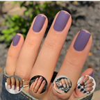 Glossy Acrylic Press On Nails