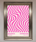 Bauhaus Pink Expedition Framed Wall Art