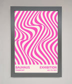 Bauhaus Pink Expedition Framed Wall Art