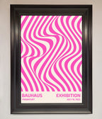 Bauhaus Pink Expedition Framed Wall Art