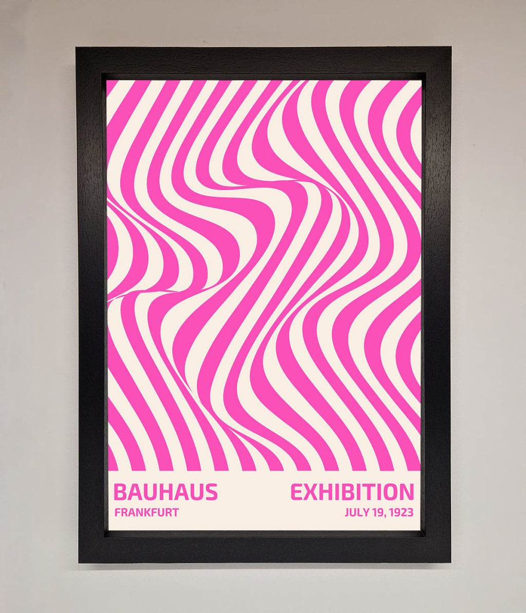 Bauhaus Pink Expedition Framed Wall Art