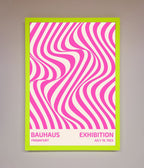 Bauhaus Pink Expedition Framed Wall Art