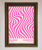 Bauhaus Pink Expedition Framed Wall Art