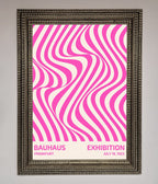 Bauhaus Pink Expedition Framed Wall Art