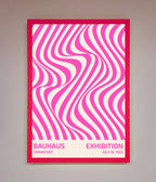 Bauhaus Pink Expedition Framed Wall Art