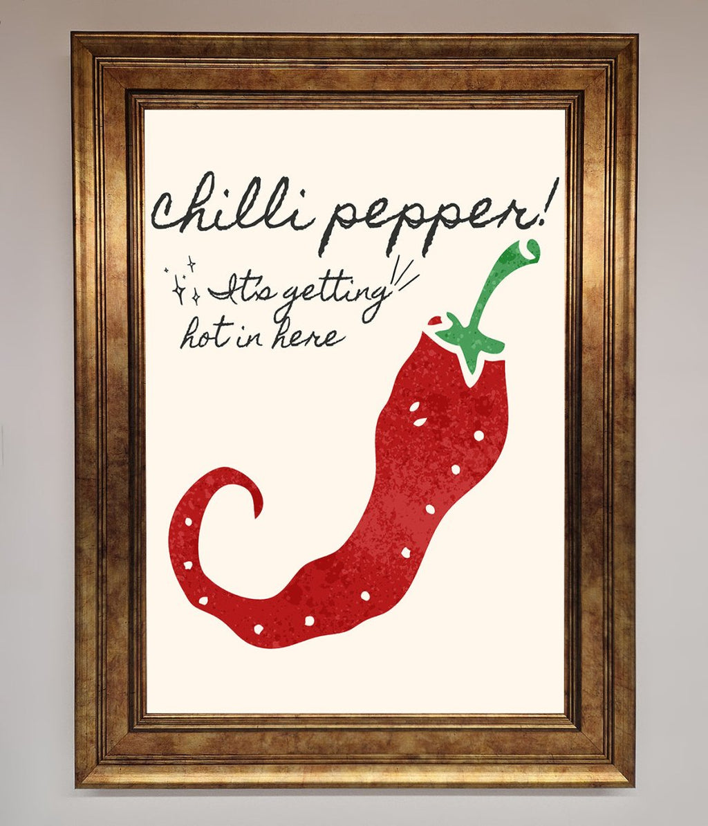 Chilli Pepper Framed Print