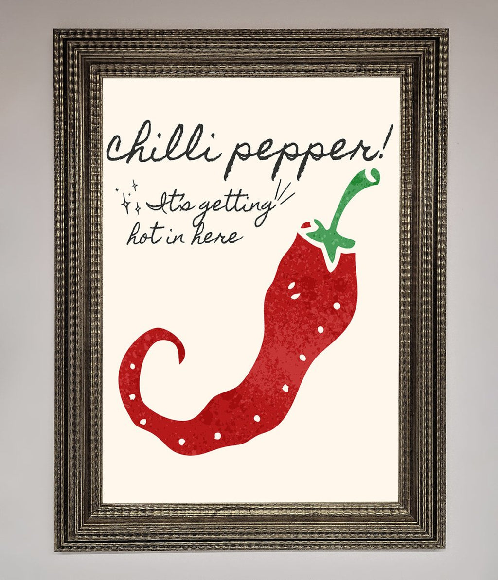 Chilli Pepper Framed Print