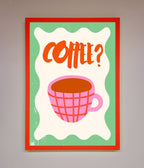 Coffee Pink Mug Framed Wall Art