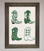 Cowboy Boots Framed Print