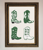 Cowboy Boots Framed Print