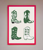 Cowboy Boots Framed Print