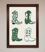 Cowboy Boots Framed Print
