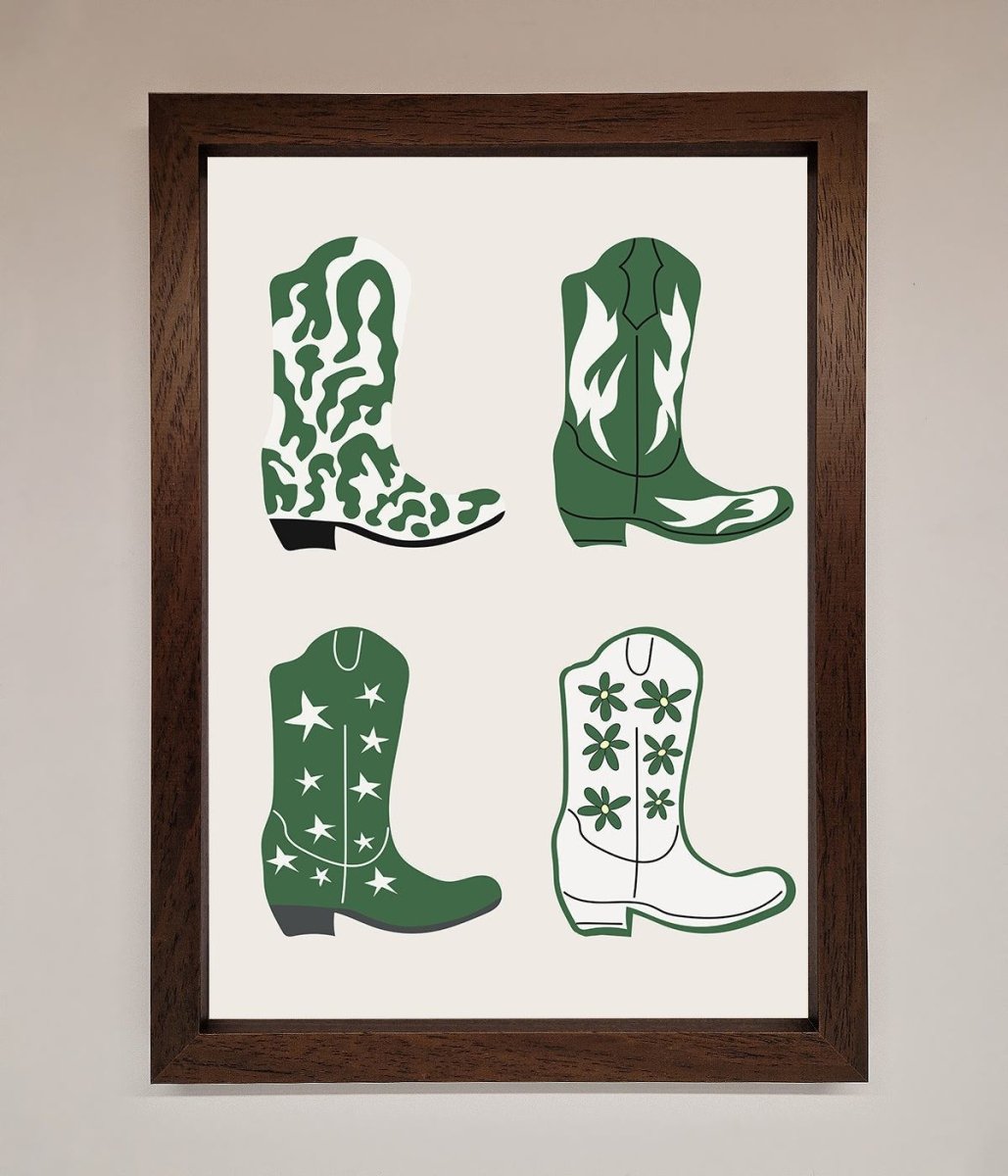 Cowboy Boots Framed Print