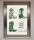 Cowboy Boots Framed Print
