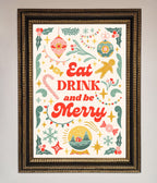 Be Merry Framed Poster