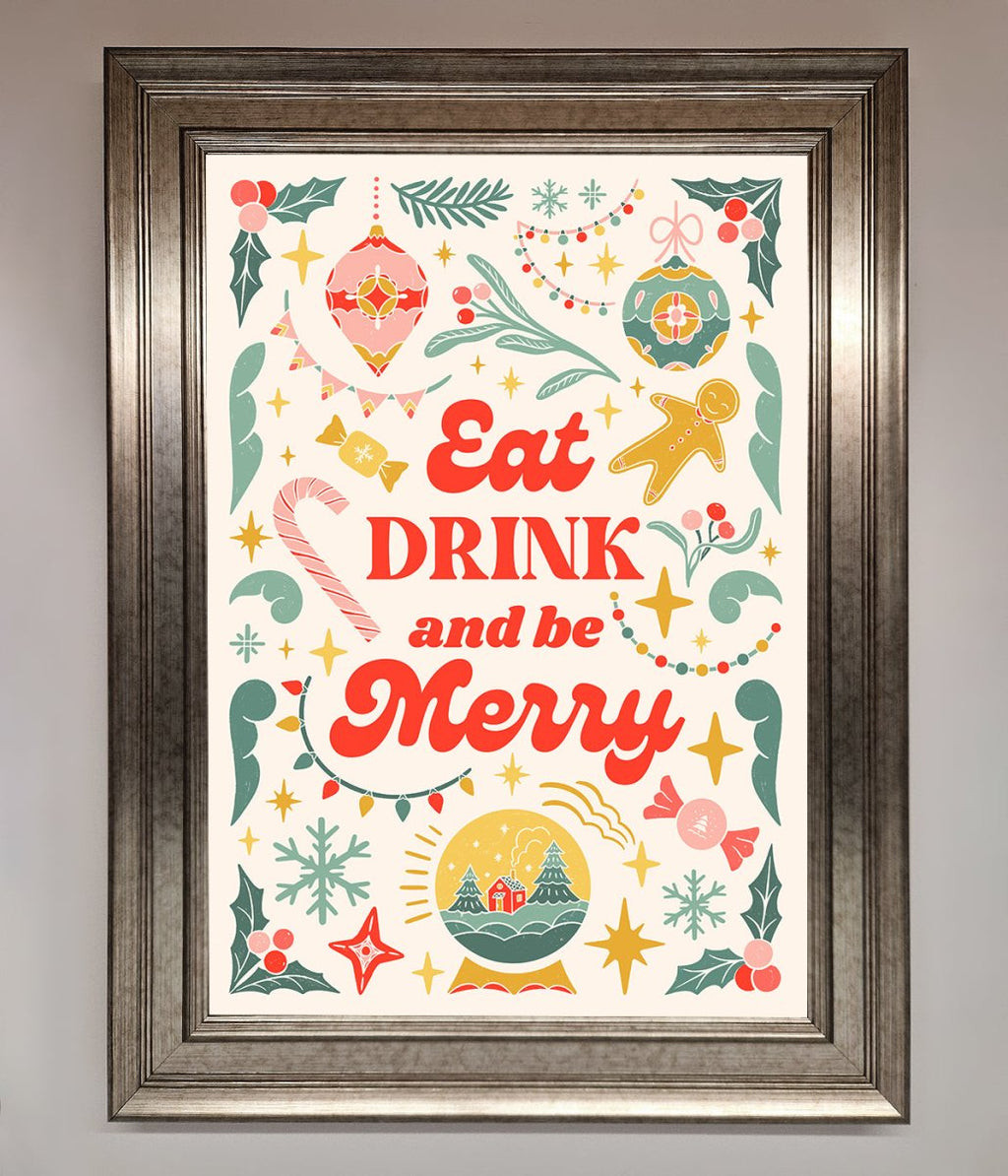 Be Merry Framed Poster