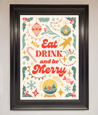 Be Merry Framed Poster