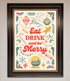 Be Merry Framed Poster