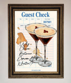Espresso Martini Framed Wall Art
