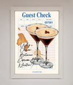 Espresso Martini Framed Wall Art