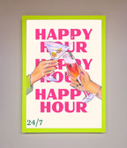 Happy Hour Framed Poster