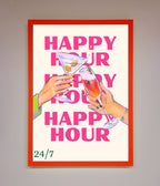 Happy Hour Framed Poster
