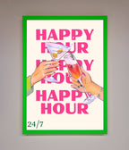 Happy Hour Framed Poster