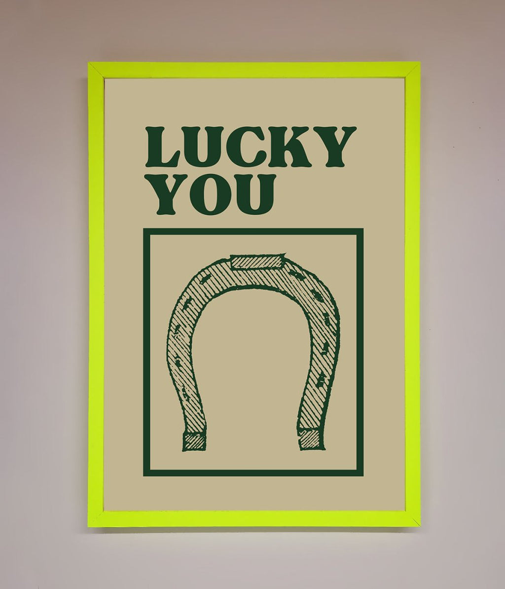 Lucky You Framed Wall Art